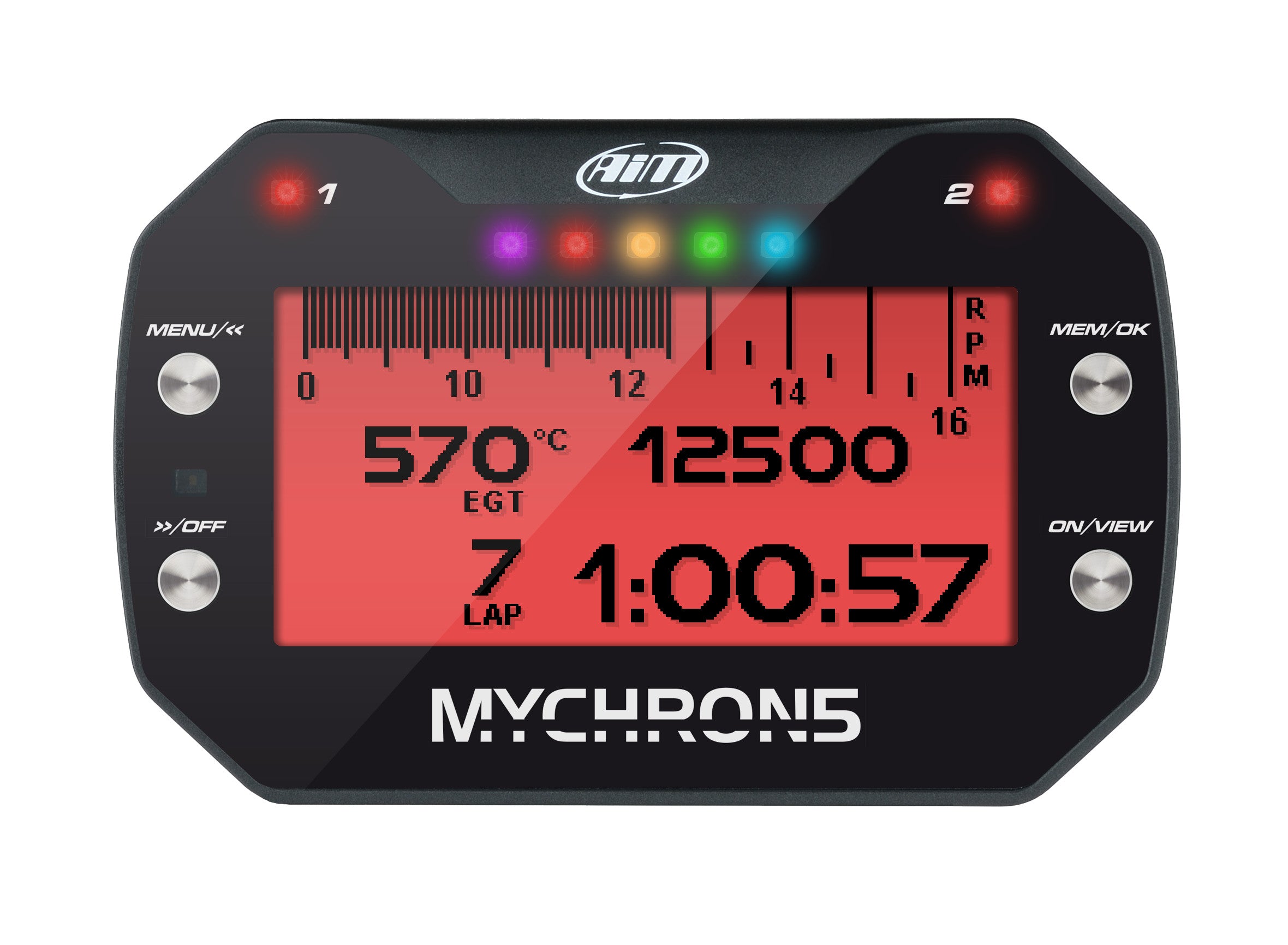 AIM MYCHRON 5 KARTING LOGGER LAPTIMER 2T GPS | Paragon Competition Racing Equipment Supplier Toronto