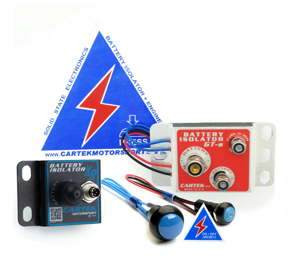 CARTEK BATTERY ISOLATOR  Racing Equipment, Clothing, Shoes & Helmets -  Paragon Competition