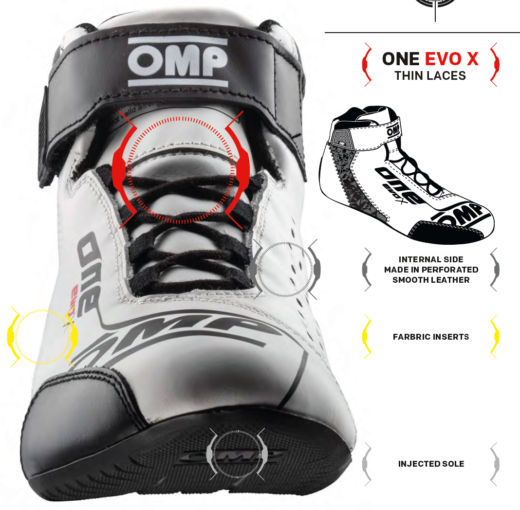 OMP RACING SHOE ONE-EVO X