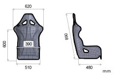 OMP RACING SEAT FIRST-R