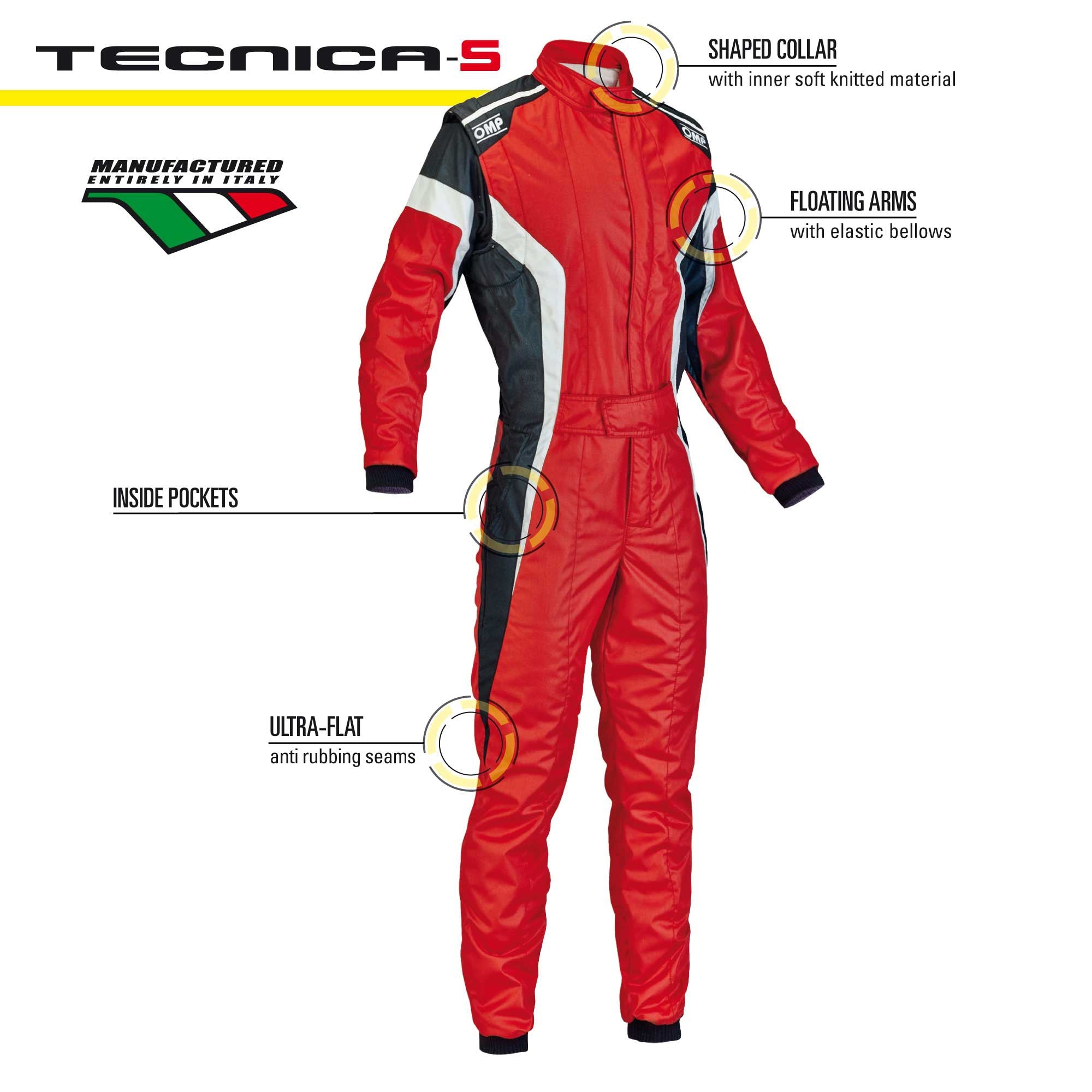 OMP NOMEX RACING SUIT TECNICA-S | Car Racing Suit Toronto - Paragon Competition